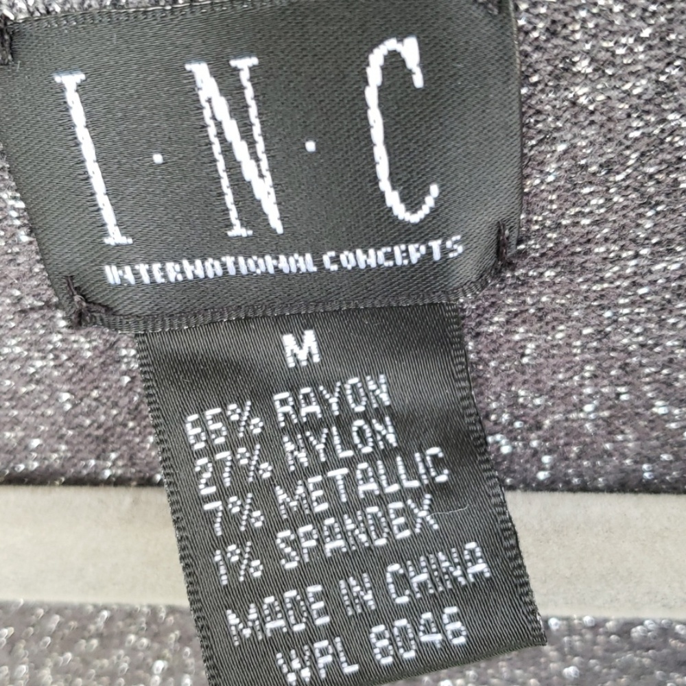 INC International Concepts Silver Tank Top - Picture 3 of 6